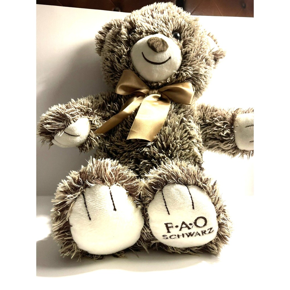 2018 Bears FAO SCHWARZ That Care Teddy Bear 18" Stuffed Plush Animal